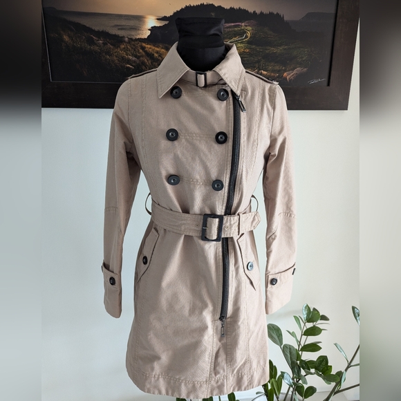Soia & Kyo belted trenchcoat size small - Picture 14 of 16